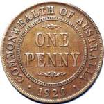 1920 Australian penny