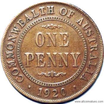 1920 penny value
