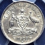 1920 Australian threepence