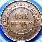 1921 Australian penny