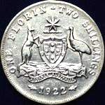 1922 Australian florin