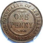 1922 Australian penny