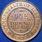 1923 Australian penny