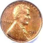 1923 S US penny, Lincoln wheat