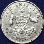 1924 Australian shilling
