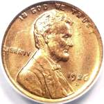 US Lincoln wheat penny, 1923 to 1930