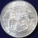 1926 UK halfcrown value, George V, D1688
