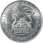 1926 UK shilling value, George V