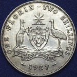 1927 Australian florin