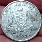 1927 Australian shilling