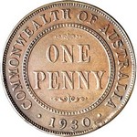 1930 Australian penny