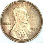 1930 P US penny, Lincoln wheat