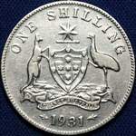 1931 Australian shilling