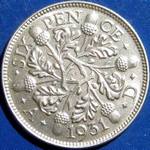 1931 UK sixpence value, George V