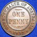 1932 Australian penny