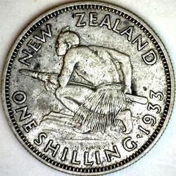 1933 New Zealand shilling