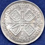 1933 UK florin value, George V