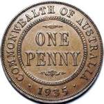 1935 Australian penny