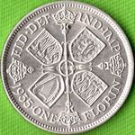 1935 UK florin value, George V