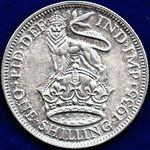 1935 UK shilling value, George V