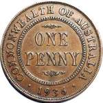 1936 Australian penny