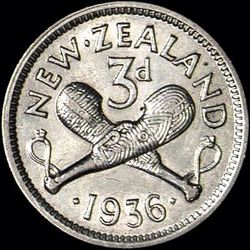 New Zealand threepence