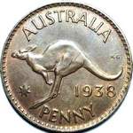 1938 Australian penny