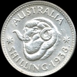1938 Australian shilling