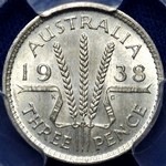 1938 Australian threepence