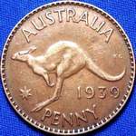 1939 Australian penny