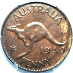 1940 K.G Australian penny