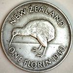 1940 New Zealand florin
