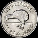 1941 New Zealand florin