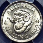 1942 Australian shilling