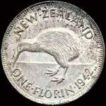 1942 New Zealand florin