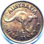1942 Y. Australian halfpenny