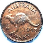 1943 (m) Australian penny