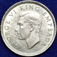 King George VI era New Zealand sixpence values