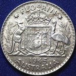 1945 Australian florin