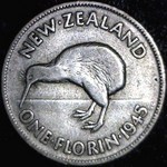 1945 New Zealand florin