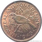 1945 New Zealand penny