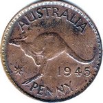 1945 Australian penny