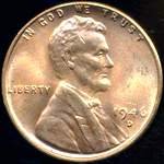 US Lincoln wheat penny, 1946 to 1952