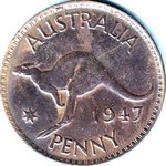 1947 Australian penny