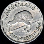 1948 New Zealand florin