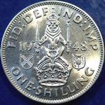 1948 UK shilling value, George VI, Scottish reverse