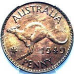 1949 Australian penny