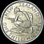1951 New Zealand shilling