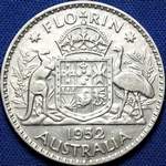1952 Australian florin