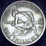 1952 New Zealand shilling